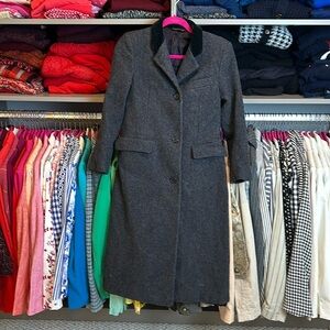 Vintage Mr. Coats for Her by David Baker gray coat size XS